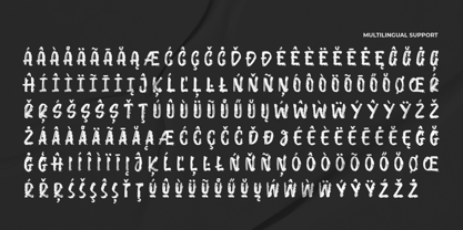 Phantom Scratch Font Poster 7