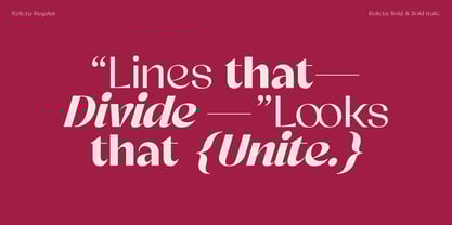 Relicta Font Poster 5