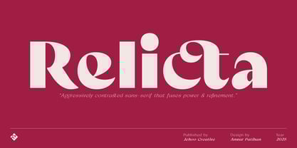 Relicta Font Poster 1