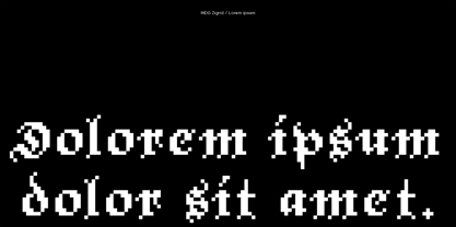INDG Zigrid Font Poster 6