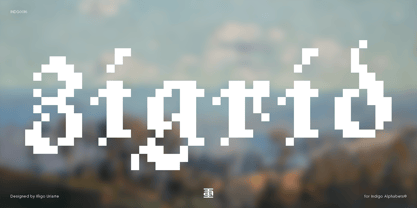 INDG Zigrid Font Poster 1