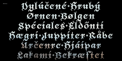 INDG Zigrid Font Poster 4