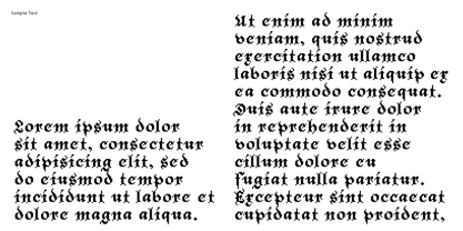 INDG Zigrid Font Poster 5