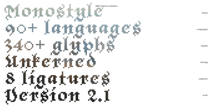 INDG Zigrid Font Poster 2