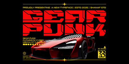 Gearpunk Font Poster 1