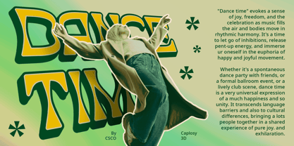 Caplosy Font Poster 9