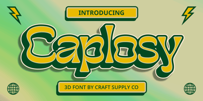 Caplosy Font Poster 7