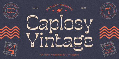 Caplosy Font Poster 11