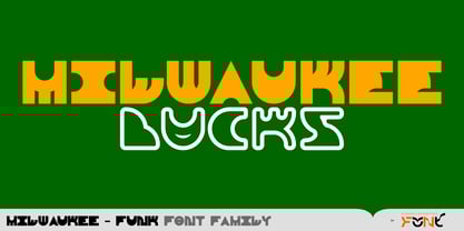 Milwaukee Funk Font Poster 13