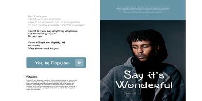 Etarick Font Poster 7