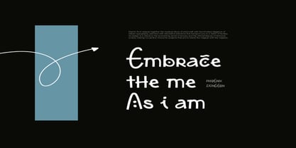 Etarick Font Poster 3