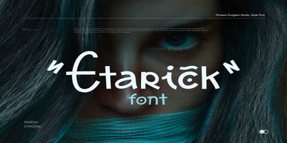 Etarick Font Poster 2