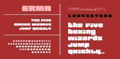 Erma Font Poster 5