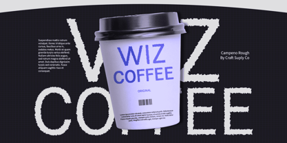 Campeno Rough Font Poster 5