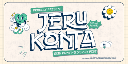 Jeru Konta Font Poster 1