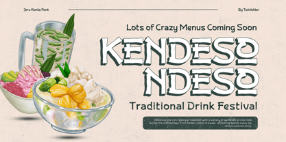 Jeru Konta Font Poster 5