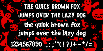 Retro Ghost Font Poster 4