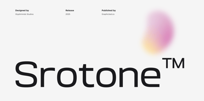 Srotone Font Poster 1
