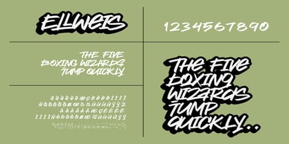 Ellweis Font Poster 4