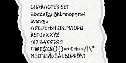 Doodle Lines Font Poster 5