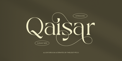 Qaisar Font Poster 1