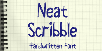 Neat Scribble Font Poster 1