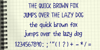 Neat Scribble Font Poster 4