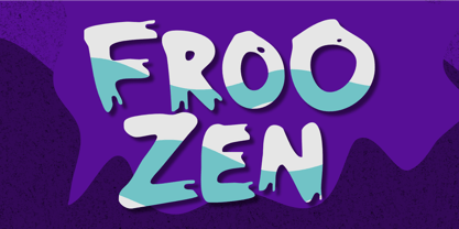 Froozen Font Poster 1