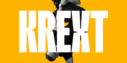 Krext Display Font Poster 1