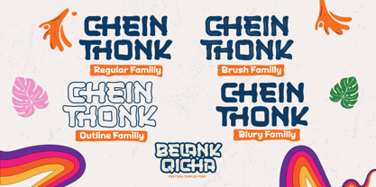 Belank Qicha Font Poster 2