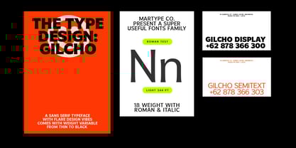 MTC Gilcho Font Poster 11