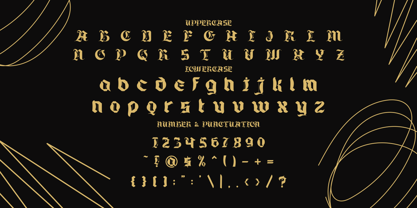 Bold Rune Font Poster 5