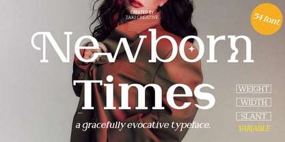 Newborn Times Font Poster 1