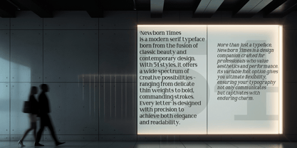 Newborn Times Font Poster 8