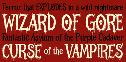 Babadook AOE Font Poster 4