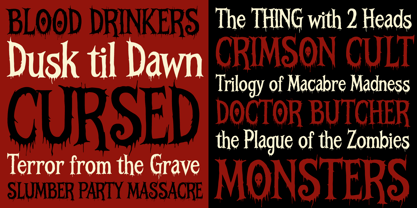 Babadook AOE Font Poster 2