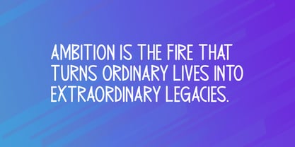 Rising Ambition Font Poster 4