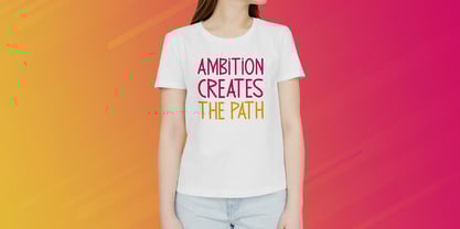 Rising Ambition Font Poster 3