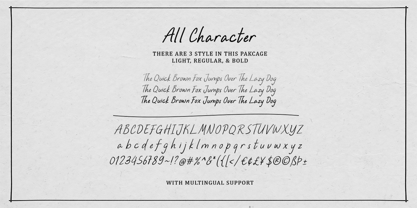 Sound Of Letter Font Poster 9