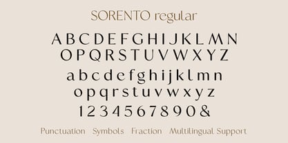 Sorento Font Poster 14