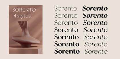 Sorento Font Poster 3