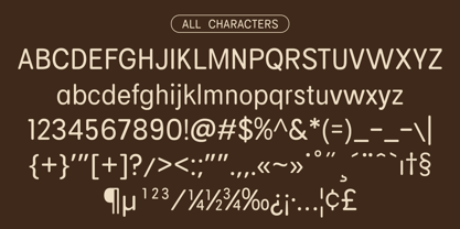 Campeno Rounded Font Poster 6