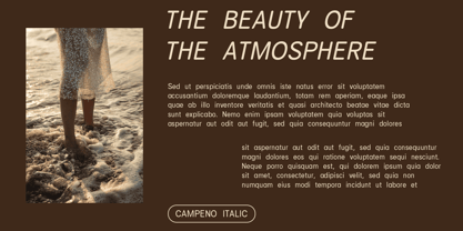 Campeno Rounded Font Poster 2