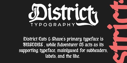 Fuscous Font Poster 9