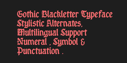Fuscous Font Poster 2
