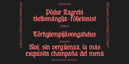 Fuscous Font Poster 7
