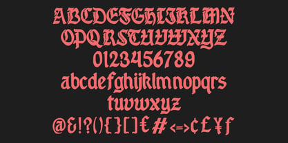 Fuscous Font Poster 3