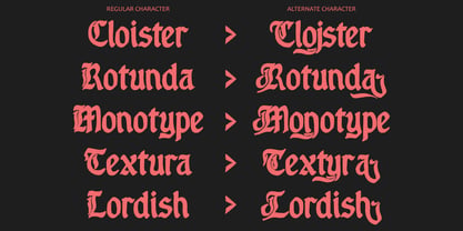 Fuscous Font Poster 4
