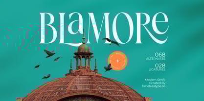 Blamore Font Poster 1