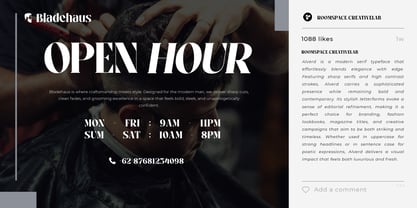 Alverd Font Poster 9